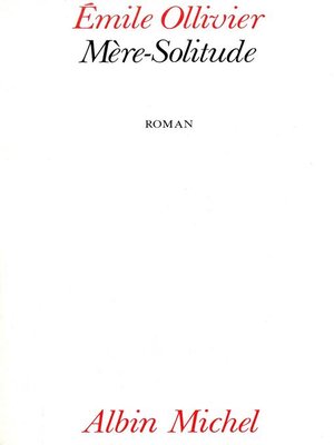 cover image of Mère-solitude